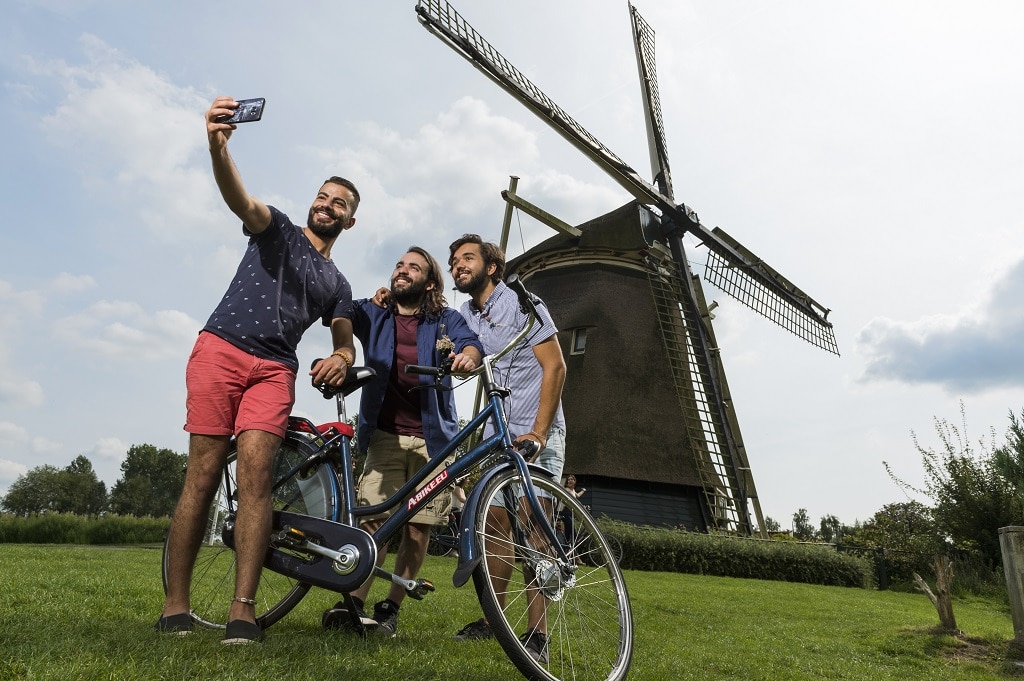 bike tour amsterdam windmills